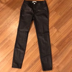 Faux Leather Skinny Jeans